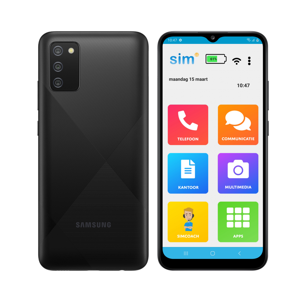 SimPhone 5 voorachter